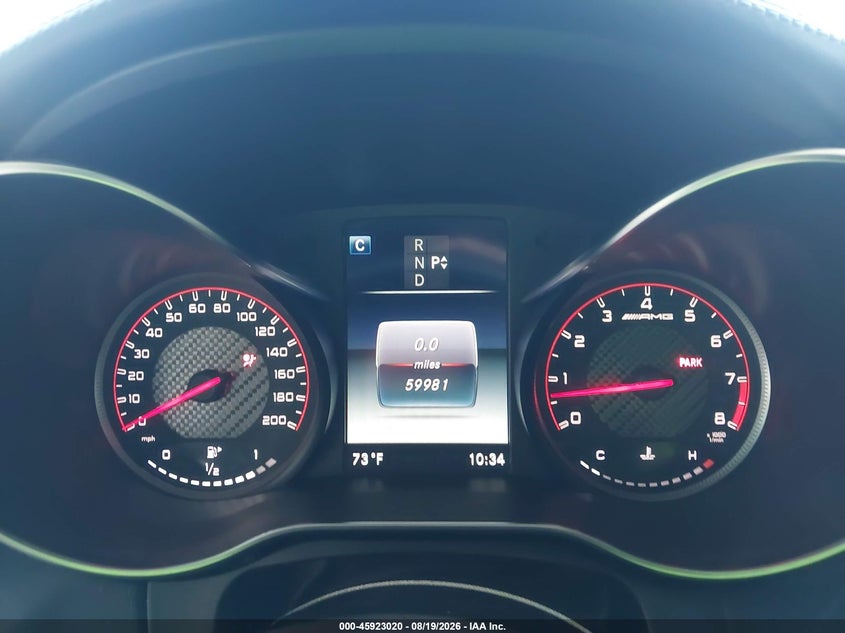 2018 MERCEDES-BENZ AMG C 63 auction photo 7