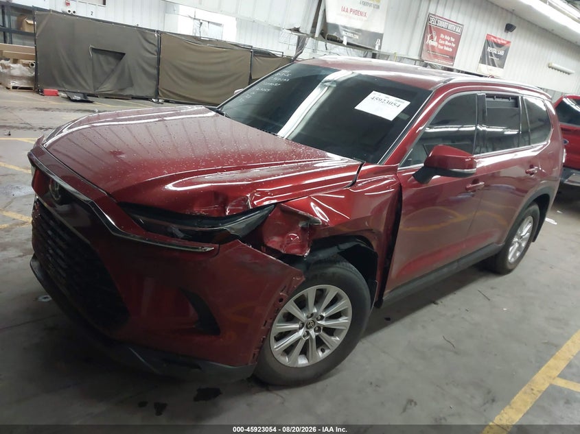 2024 Toyota Highlander, Front End, IAAI, VIN 5TDAAAB53RS063264 — photo 2