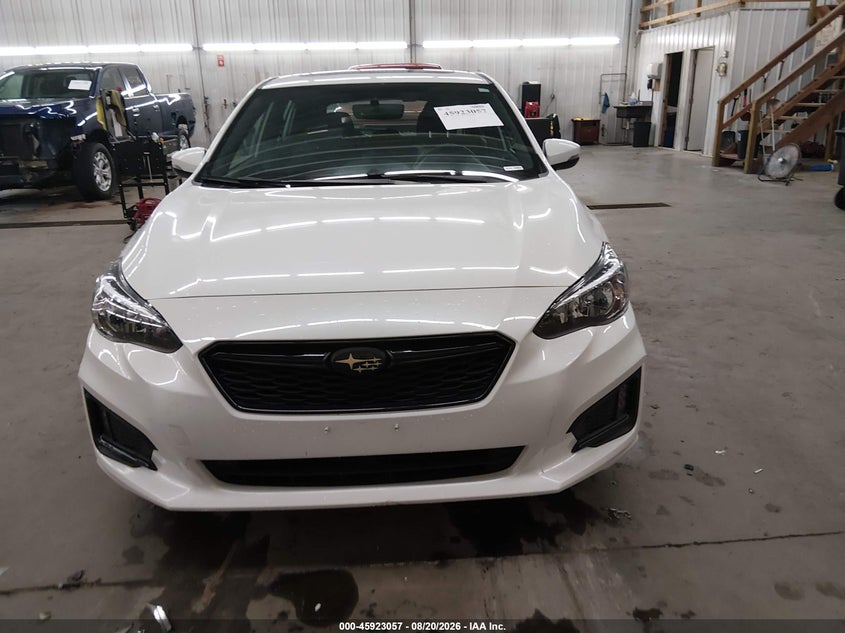 SUBARU IMPREZA 2019 VIN 4S3GTAM65K3725881