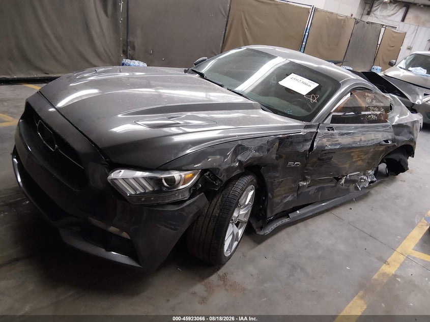 2015 Ford Mustang, Rear, IAAI, VIN 1FA6P8CF1F5405080 — photo 2