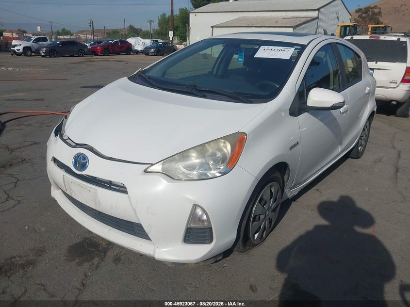 2012 Toyota Prius c, Обидва боки, IAAI, VIN JTDKDTB38C1029783 — фото 2
