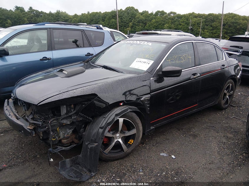 2009 Honda Accord, Left Front, IAAI, VIN JHMCP26759C017511 — photo 2