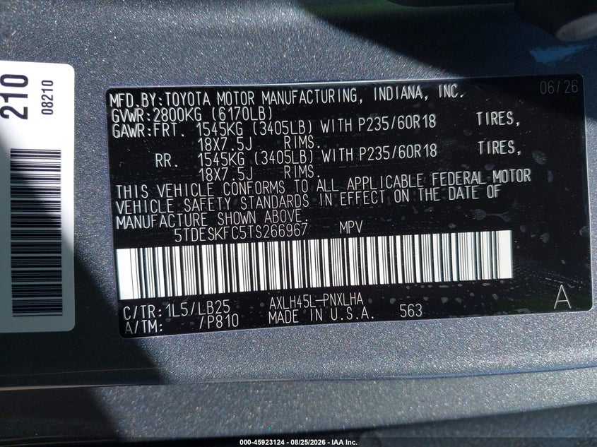 TOYOTA SIENNA - zdjęcie 9