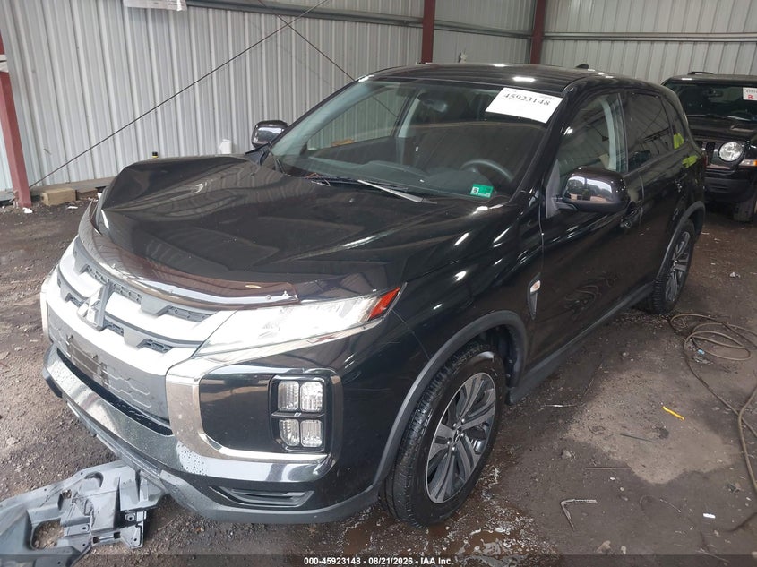 2020 Mitsubishi Outlander, Front End, IAAI, VIN JA4AP3AU2LU004299 — photo 2