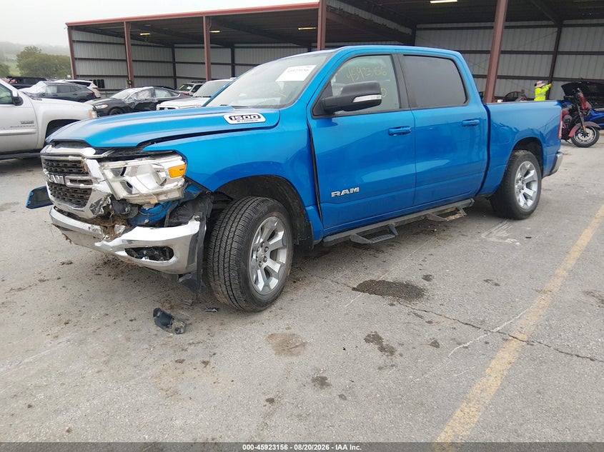 Vin: 1c6rrffg4nn441054, lot: 46422243, ram 1500 big horn  4x4 5'7 box 20222