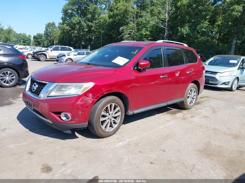 2015 Nissan Pathfinder, Normal Wear & Tear, IAAI, VIN 5N1AR2MM5FC636192 — photo 2