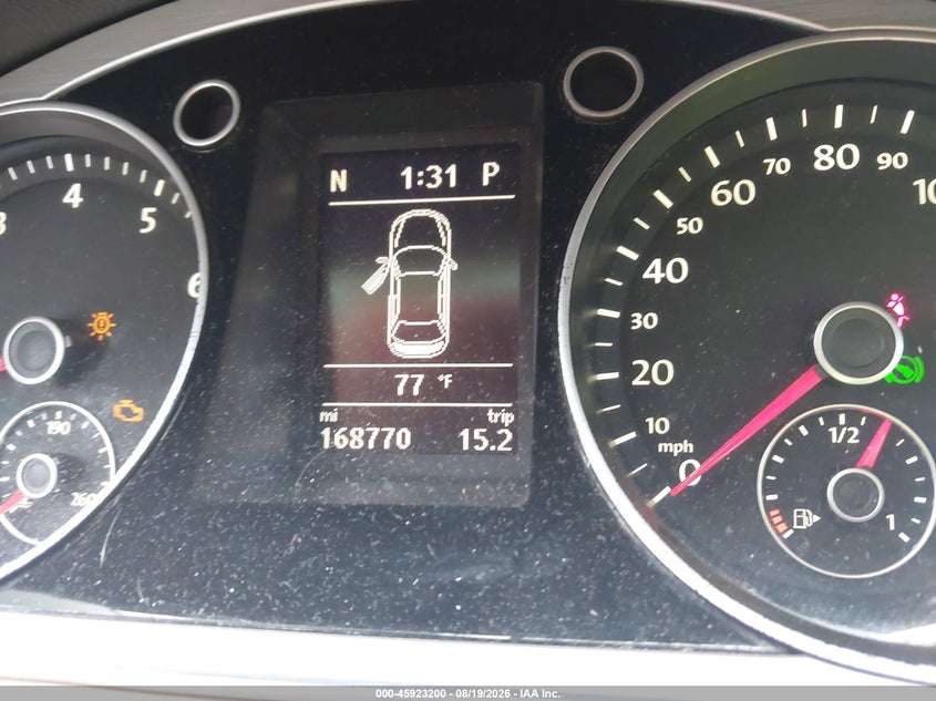 VOLKSWAGEN CC 2013 VIN WVWBP7AN6DE516587