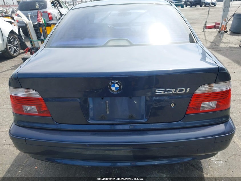 BMW 530IA 2003 VIN WBADT63443CK28156