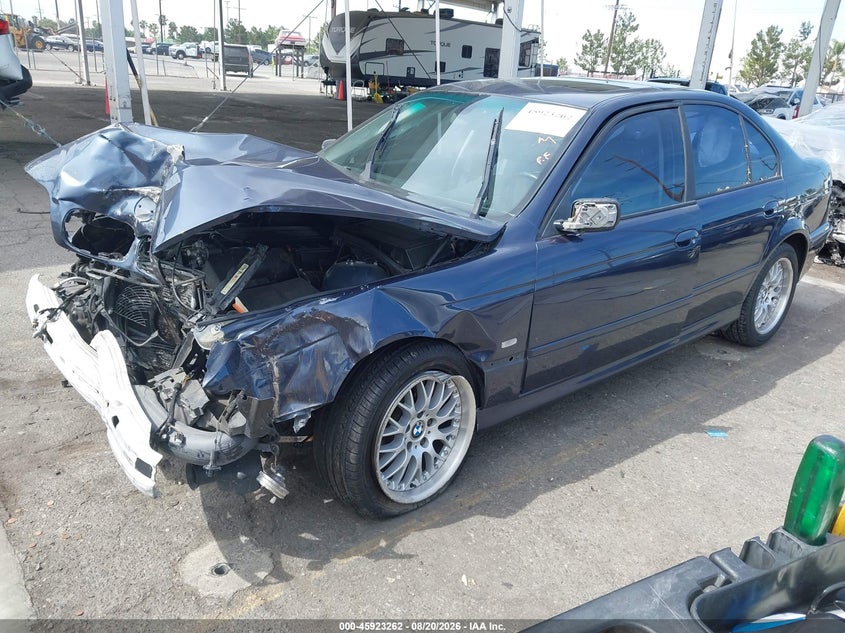 2003 BMW 5er, Front End, IAAI, VIN WBADT63443CK28156 — photo 2