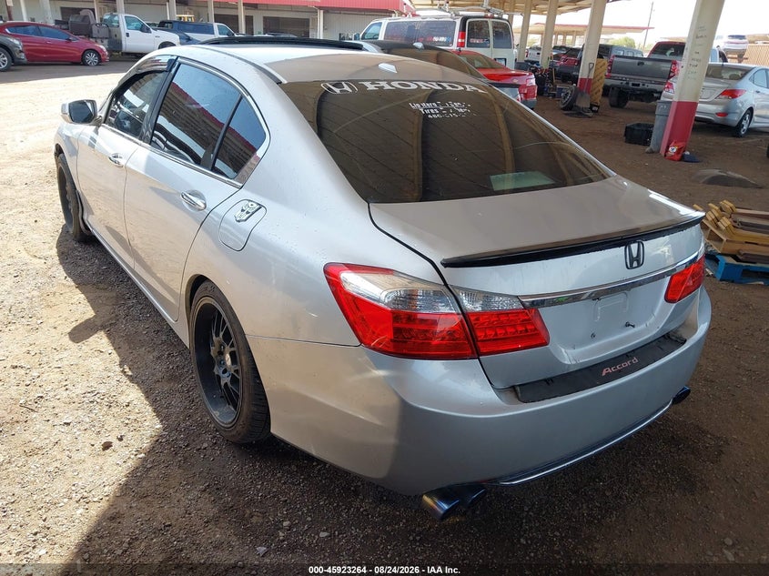 Vin: 1hgcr3f87ea042931, lot: 46422352, honda accord ex-l v-6 20143