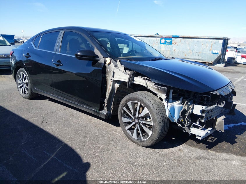 2023 Nissan Sentra Sv Xtronic Cvt, Перёд, IAAI, VIN 3N1AB8CVXPY229048