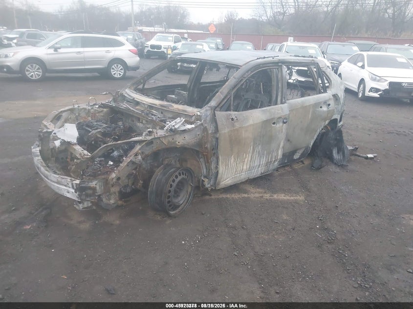 2021 Toyota Rav4 Le, Total Burn, IAAI, VIN 2T3G1RFV6MW164017 — photo 2
