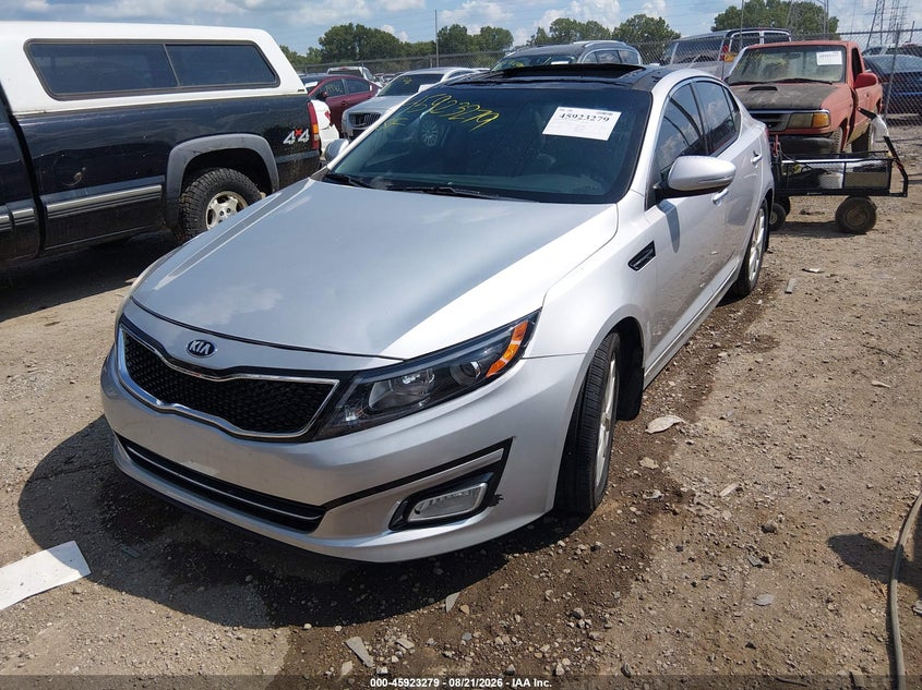 2014 Kia Optima, Правый бок, IAAI, VIN 5XXGN4A74EG339448 — фото 2