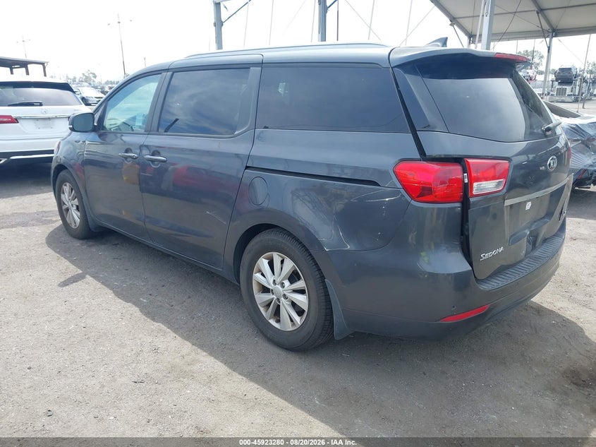 Vin: kndmb5c16h6320994, lot: 46422368, kia sedona lx 20173