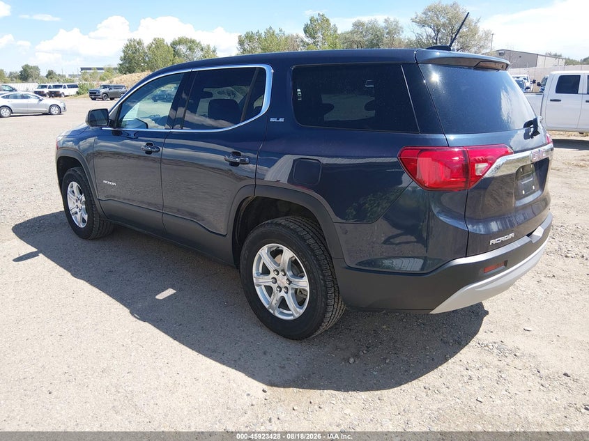 Vin: 1gkknrla7kz233203, lot: 46422516, gmc acadia sle-1 20193