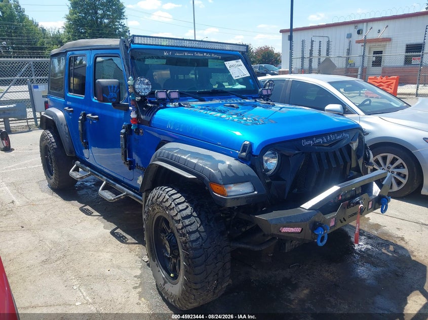 2023 Jeep Wrangler 4-DOOR Sport, фото с аукциона 1