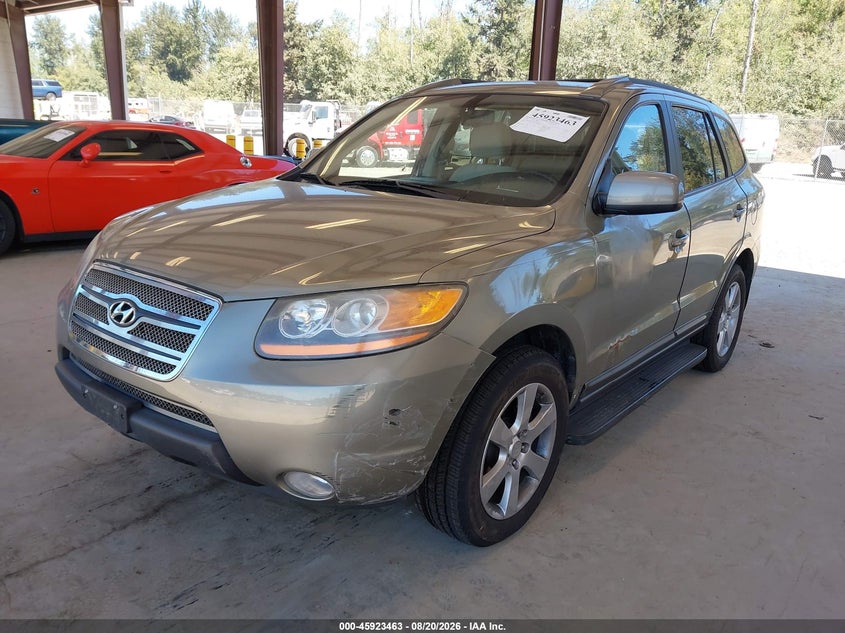 2009 Hyundai Santa Fe Se, Left Side, IAAI, VIN 5NMSH73E59H235332 — photo 2