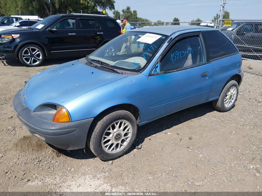 1995 GEO METRO HATCHBACK 1.0L I3 FI F