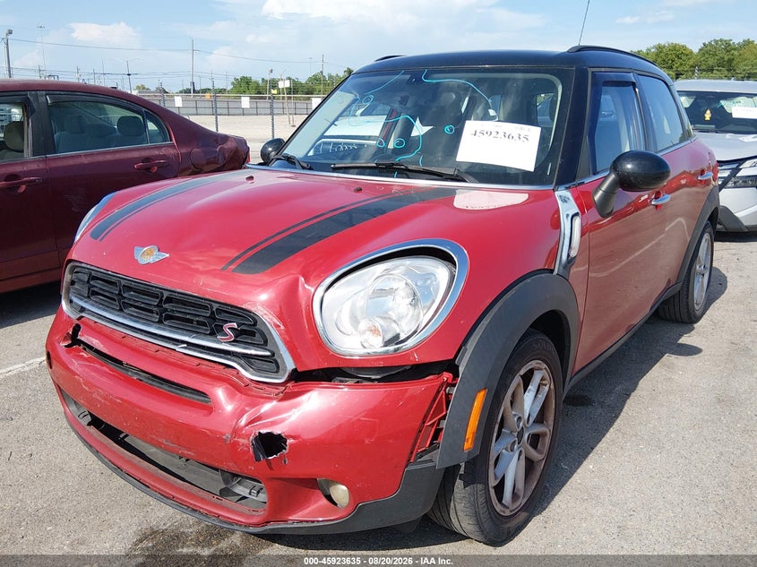 Vin: wmwzc3c51fwt05114, lot: 46422723, mini countryman cooper s 20152