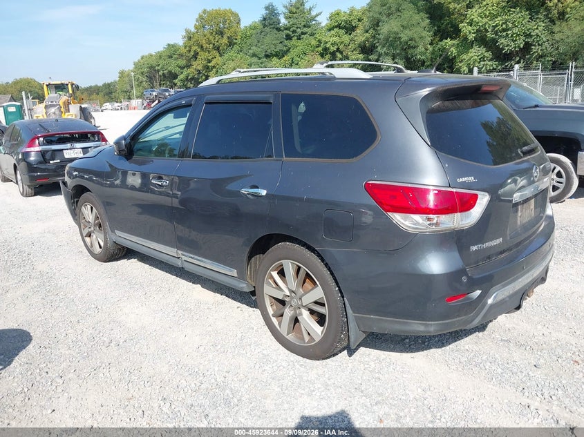 Vin: 5n1ar2mm5ec694253, lot: 46422732, nissan pathfinder platinum 20143