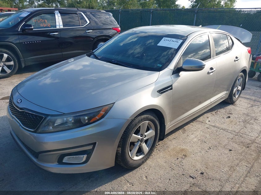 2014 Kia Optima, Rear, IAAI, VIN 5XXGM4A7XEG317411 — photo 2