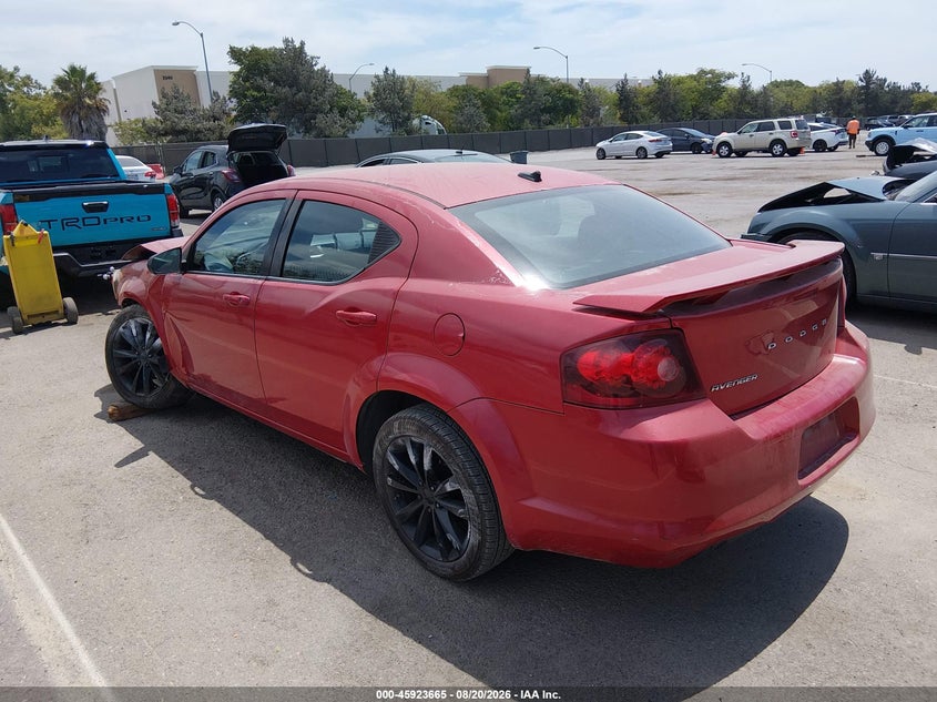 Vin: 1c3cdzab6en177463, lot: 46422753, dodge avenger se 20143