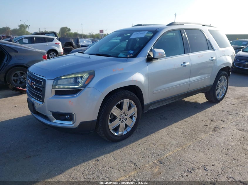 2017 GMC Acadia, Rear, IAAI, VIN 1GKKRSKD7HJ259461 — photo 2