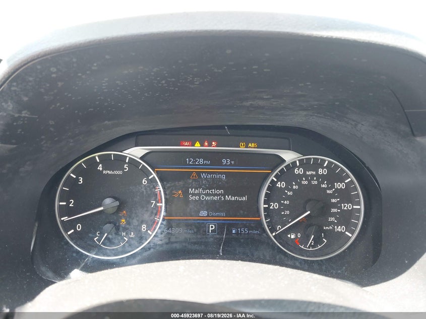 NISSAN ALTIMA 2023 VIN 1N4BL4DV2PN375694