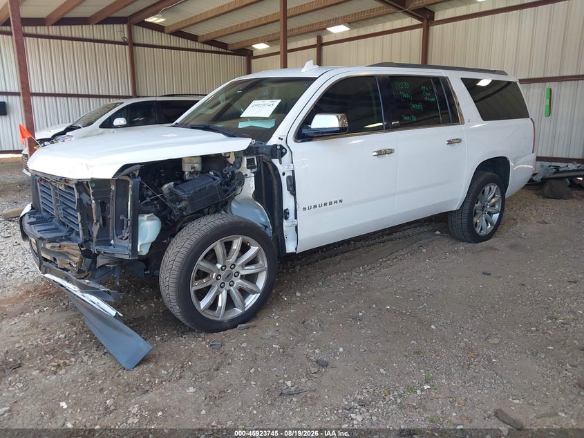 2017 Chevrolet Suburban, Front End, IAAI, VIN 1GNSCHKC9HR223982 — photo 2