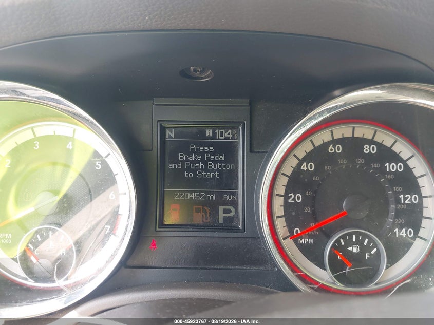 DODGE DURANGO 2013 VIN 1C4RDHDG8DC665797