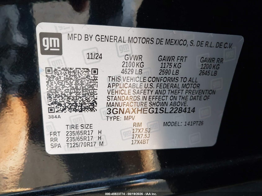 Фото 9 - CHEVROLET EQUINOX