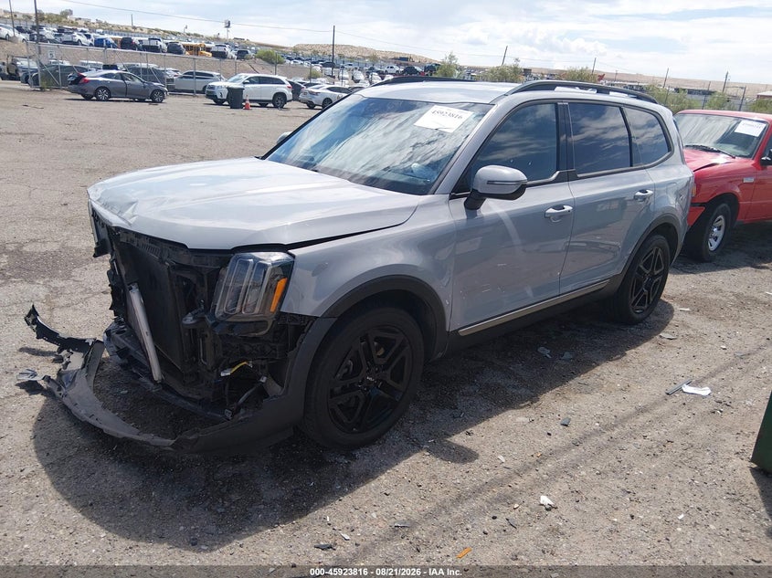 2023 Kia Telluride, Front End, IAAI, VIN 5XYP3DGC5PG410519 — photo 2
