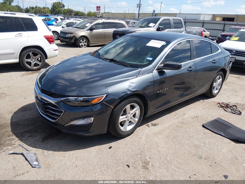2019 Chevrolet Malibu, Левый зад, IAAI, VIN 1G1ZB5ST1KF183245 — фото 2