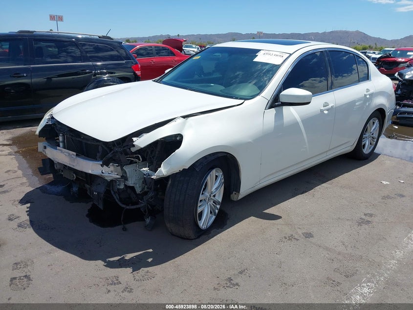 Vin: jn1dv6ar3cm862258, lot: 46422986, infiniti g25x 20122