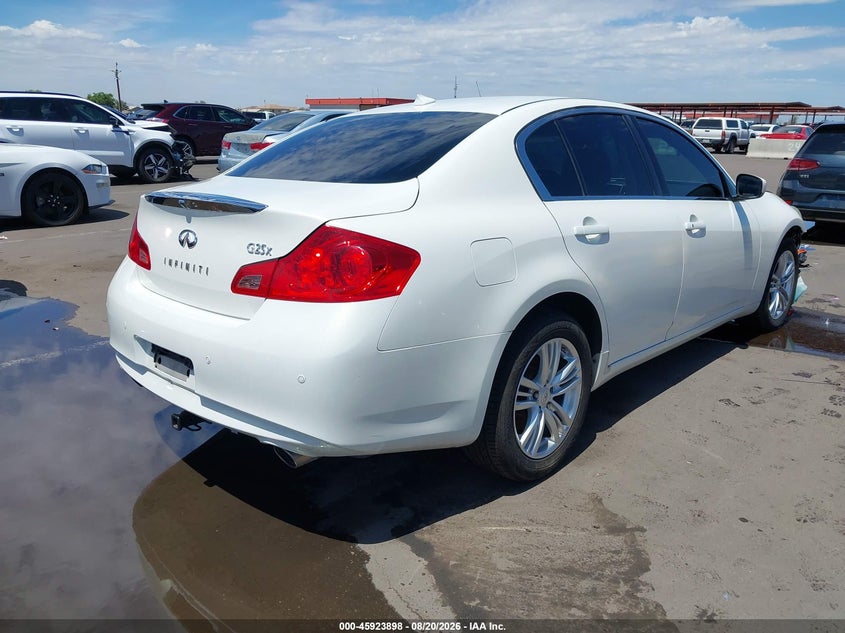 Vin: jn1dv6ar3cm862258, lot: 46422986, infiniti g25x 20124
