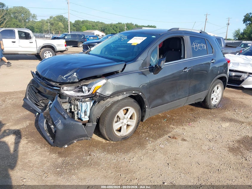 2017 Chevrolet Trax, Front End, IAAI, VIN 3GNCJLSBXHL225011 — photo 2
