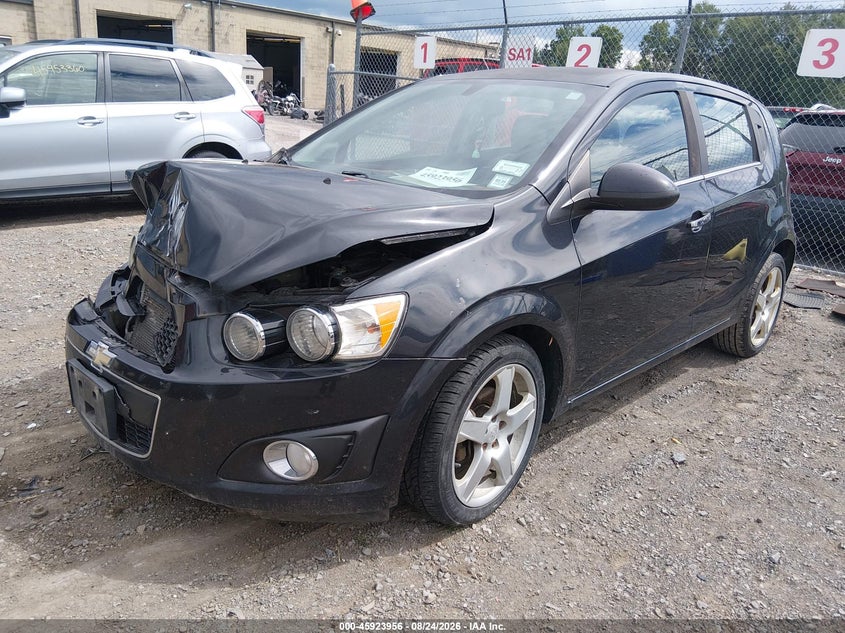 2015 Chevrolet Sonic, Front End, IAAI, VIN 1G1JE6SB7F4112585 — photo 2