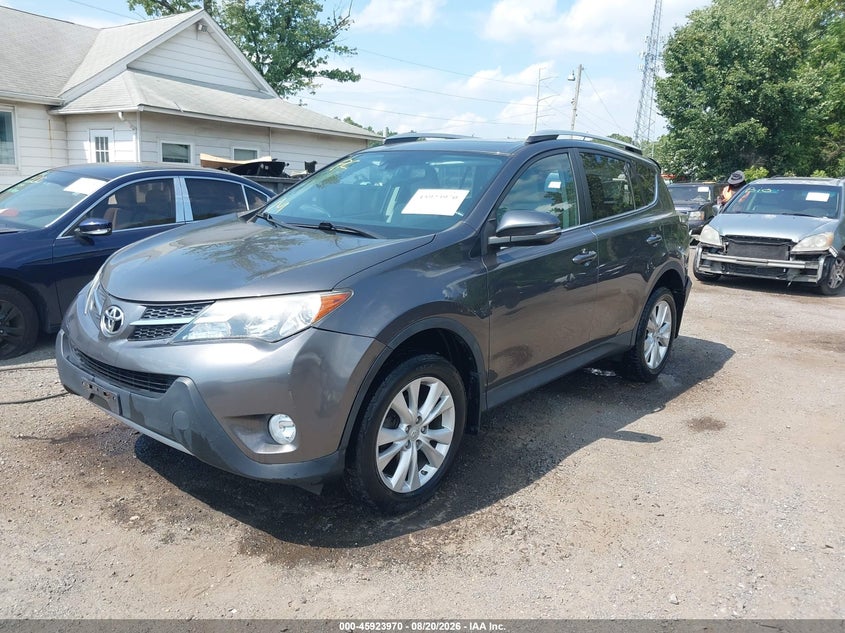2014 Toyota RAV 4, Rear, IAAI, VIN 2T3DFREVXEW217681 — photo 2