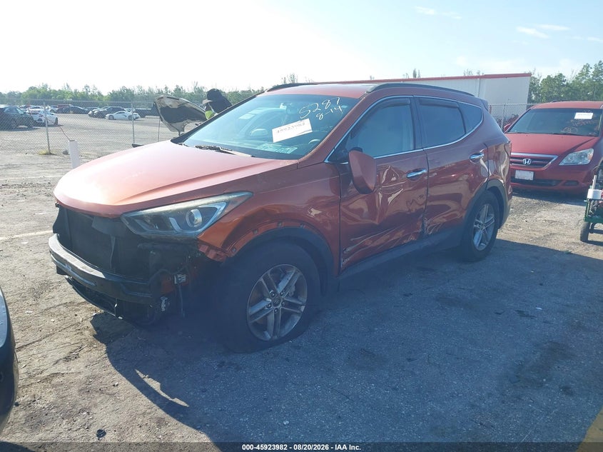 HYUNDAI SANTA FE SPORT 2017 VIN 5XYZUDLB9HG385287