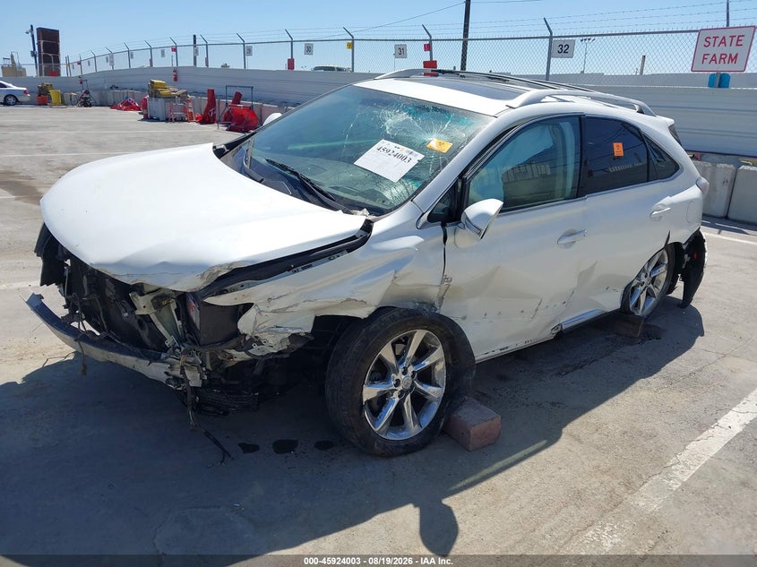 2010 LEXUS RX 350 auction photo 2