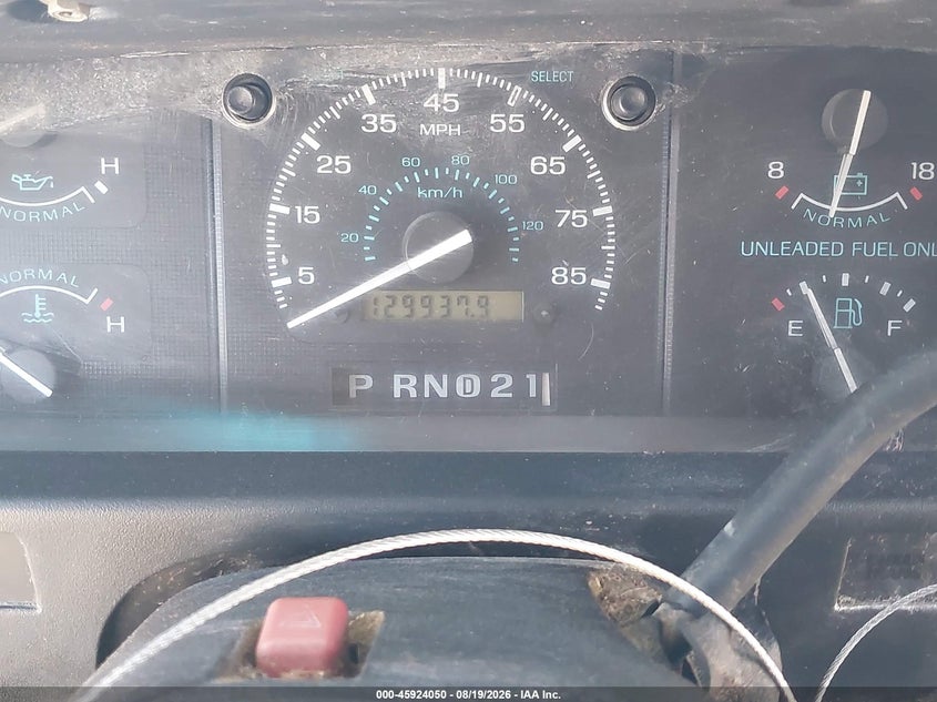 FORD ECONOLINE 1992 VIN 1FMEE11H3NHB07078