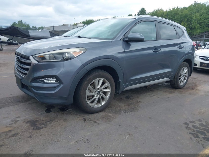 2017 Hyundai Tucson, Удар спереди, IAAI, VIN KM8J3CA46HU256450 — фото 2