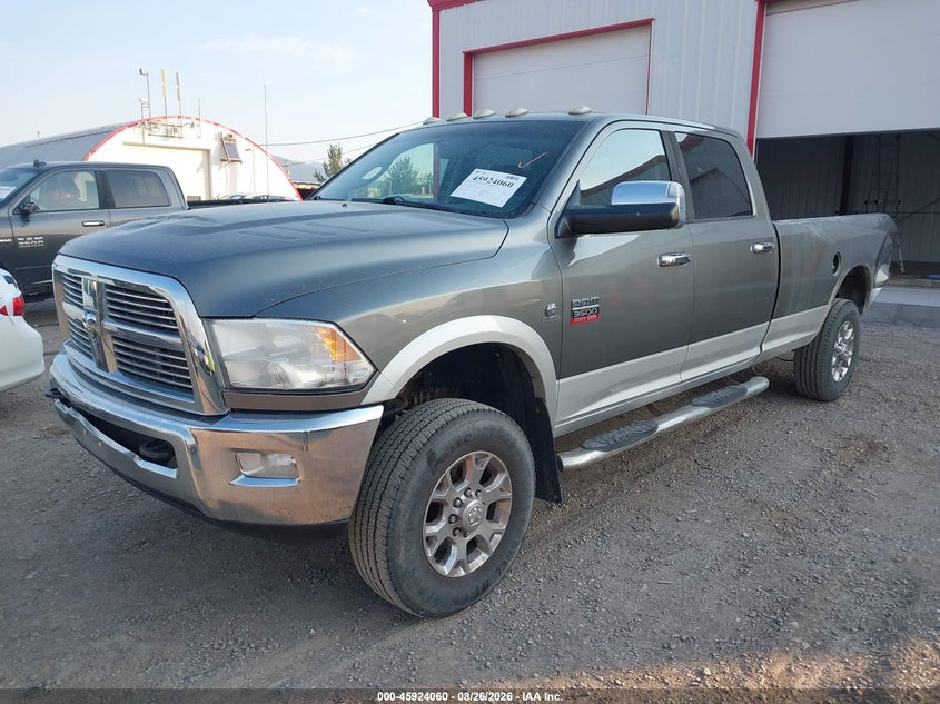 2012 RAM 3500, Левый зад, IAAI, VIN 3C63D3JL8CG302509 — фото 2