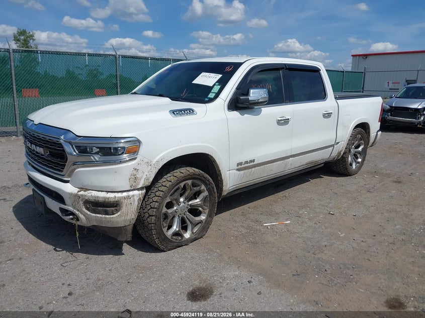 Vin: 1c6srfht2kn885170, lot: 46423207, ram 1500 limited  4x4 5'7 box 20192