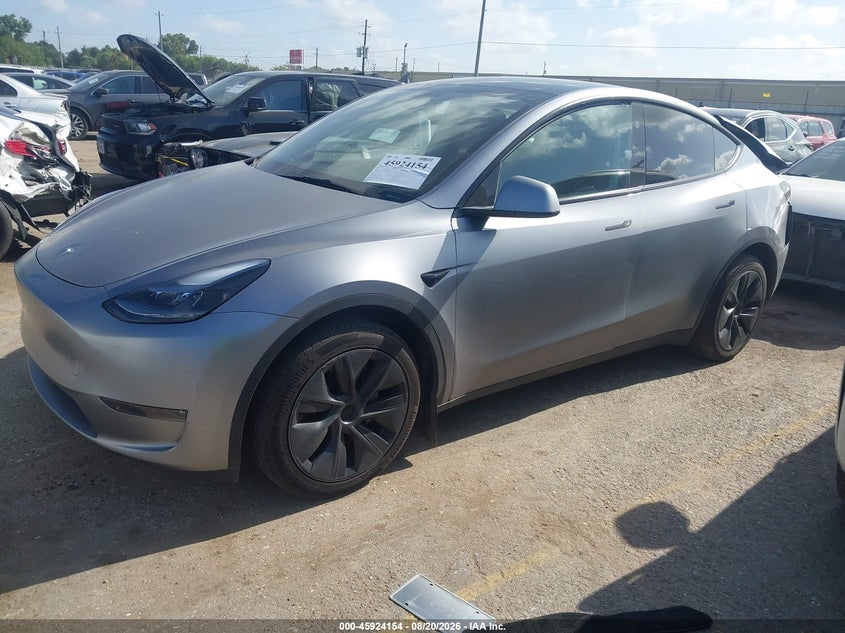 2024 Tesla Model Y, Rear, IAAI, VIN 7SAYGDEE0RA320959 — photo 2