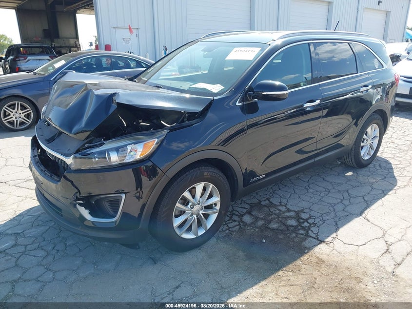 2018 Kia Sorento, Front End, IAAI, VIN 5XYPGDA50JG425922 — photo 2