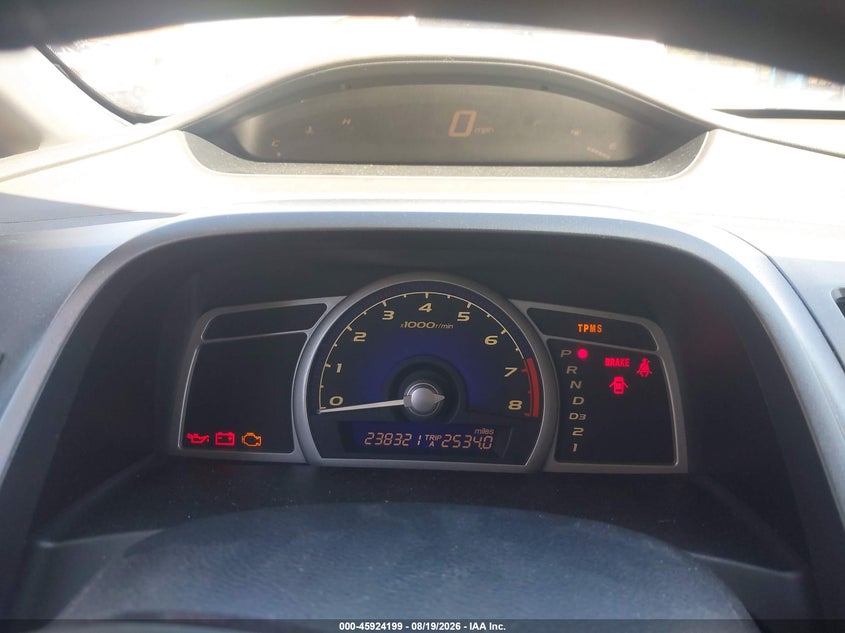 2008 HONDA CIVIC SEDAN 1.8L I-4 VVT, 140HP