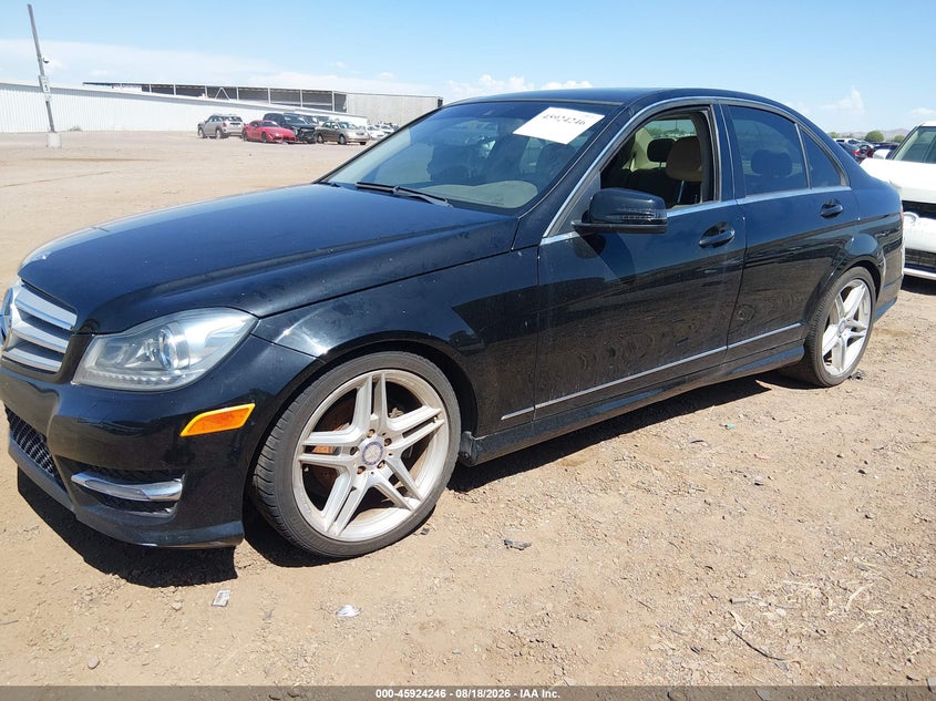 Vin: wddgf4hb7da808863, lot: 46423334, mercedes-benz c 250 sport 20132