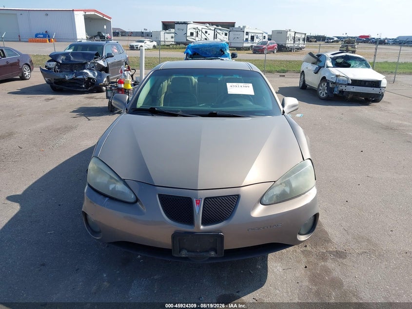 PONTIAC GRAND PRIX 2006 VIN 2G2WP552861141395
