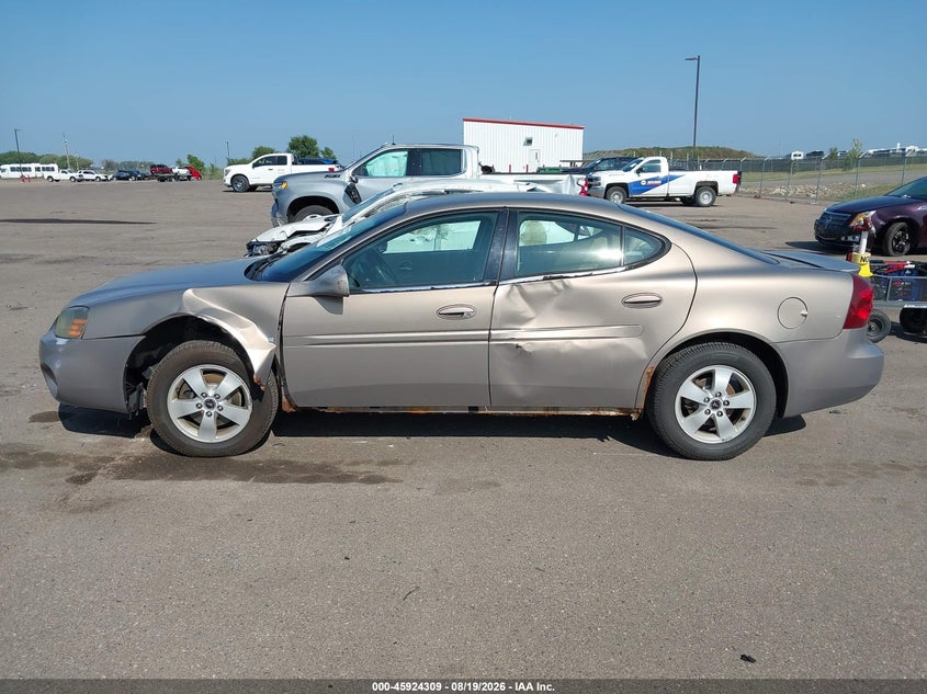 PONTIAC GRAND PRIX 2006 VIN 2G2WP552861141395